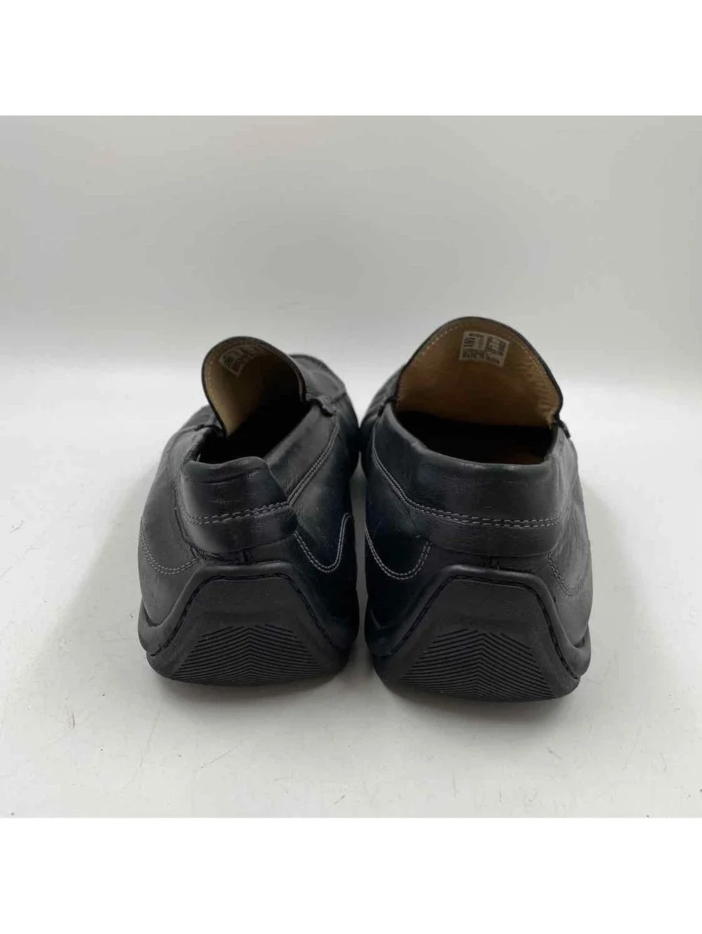 Ecco Men's Shoe Size 12 Black Leather Solid Loafers